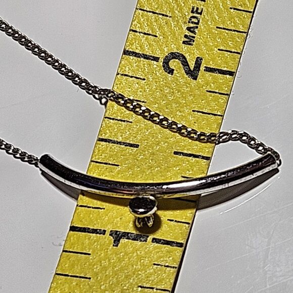 *Sale* Vintage Signed Amway Artistry Sterling Silver Tiny Diamond Pendant 14” - Picture 9 of 15